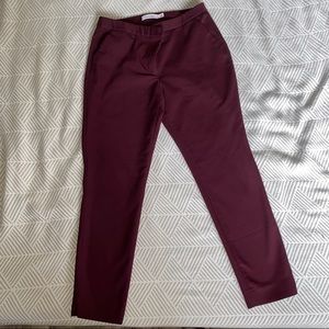 Burgundy Slacks